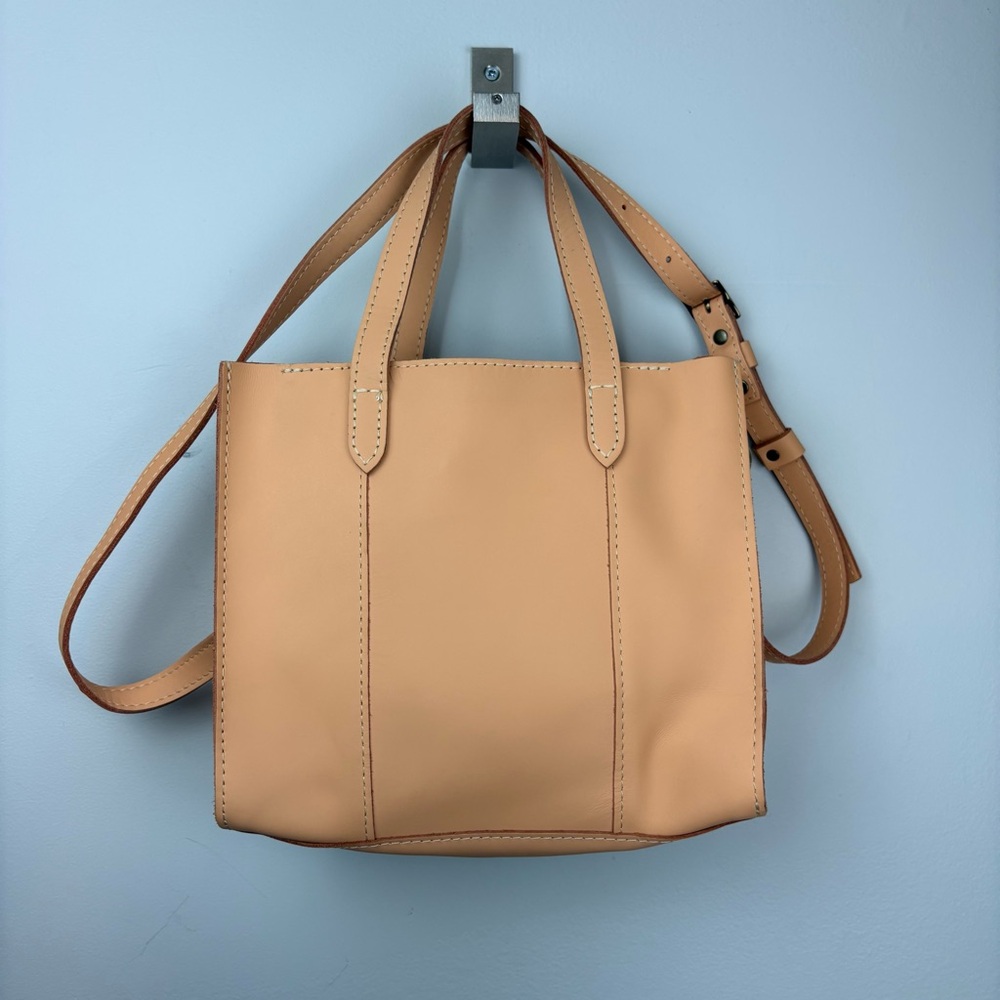 Portland Leather Goods Lola Crossbody Tote Mamey Zipper - Picture 2 of 12